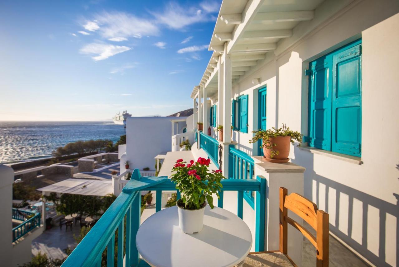 Pension Marias Bed & Breakfast Mykonos Town Bagian luar foto